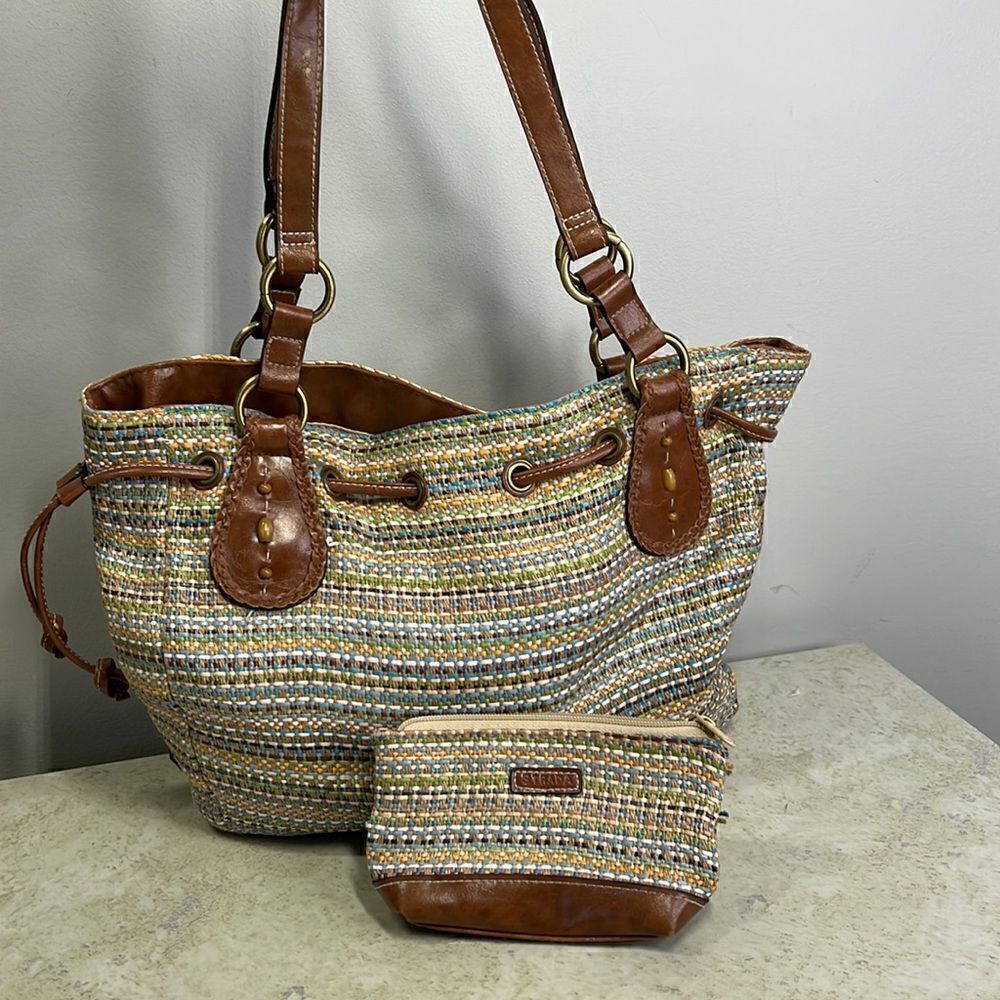 Strada Shoulder Bag and Small Cosmetic Bag